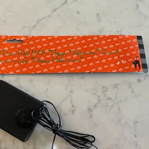 Vintage Happy Halloween Ghost Talking Door Mat - Lot of 2 - Picture 10 of 10